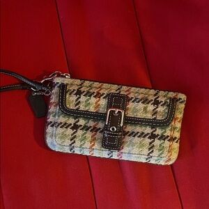 Vintage Coach wristlet